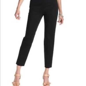 Loft black crop dress pants, never worn.